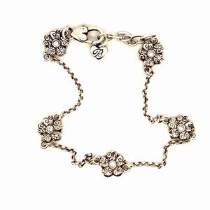 Brighton Garden Of Eden White Flower Anklet